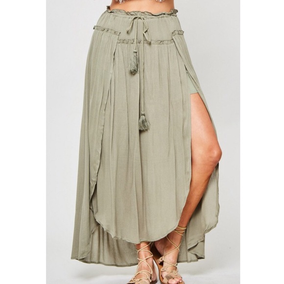 Boho Chic Maxi Skirt - Picture 6 of 7